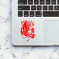 The Devils Sticker waterproof vinyl decal for laptop, bike, car & bottle
