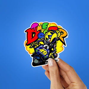 The Doctor 46 Sticker waterproof vinyl decal for laptop, bike, car & bottle