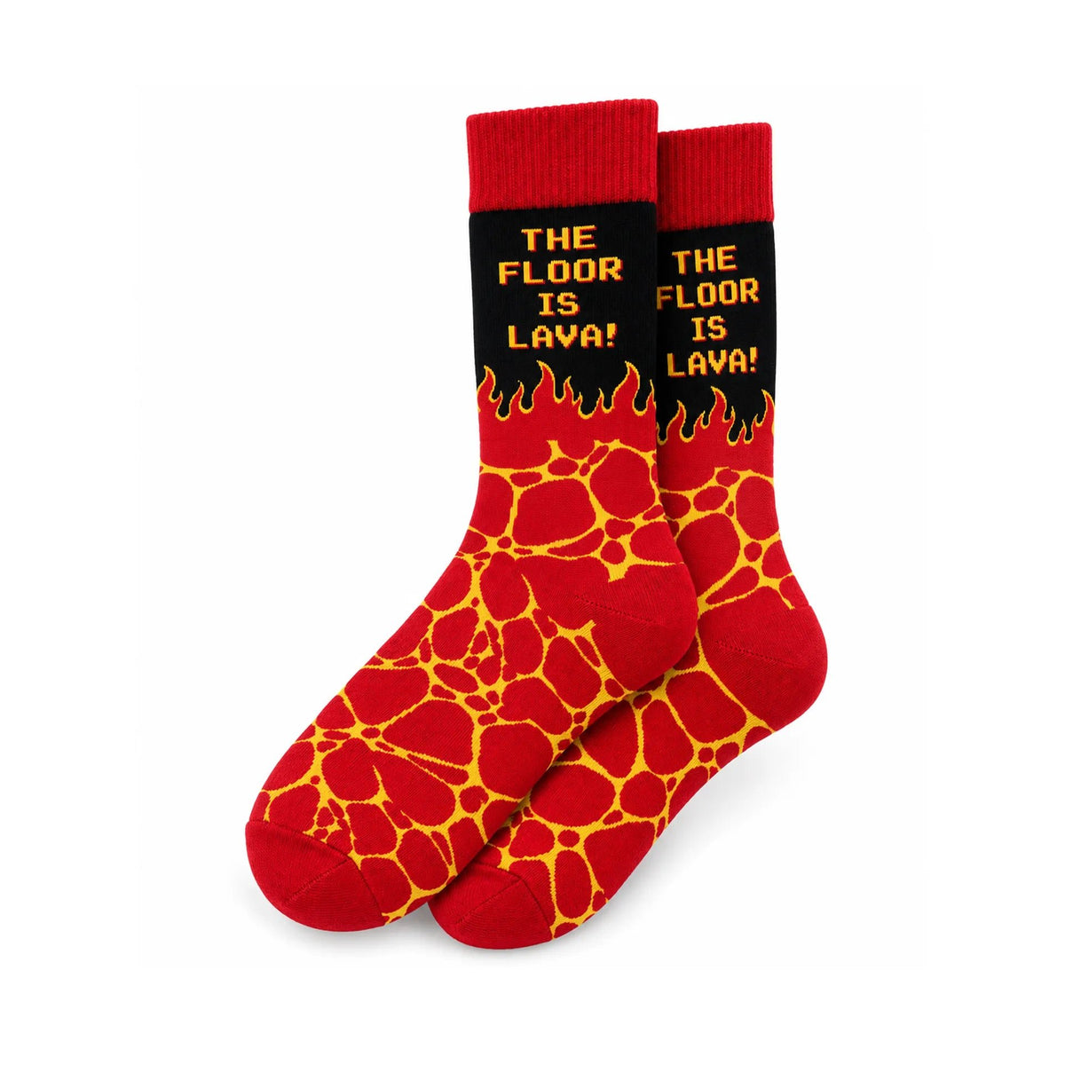 The Floor Is Lava Unisex Socks, Crew Length - Socks | STICK IT UP