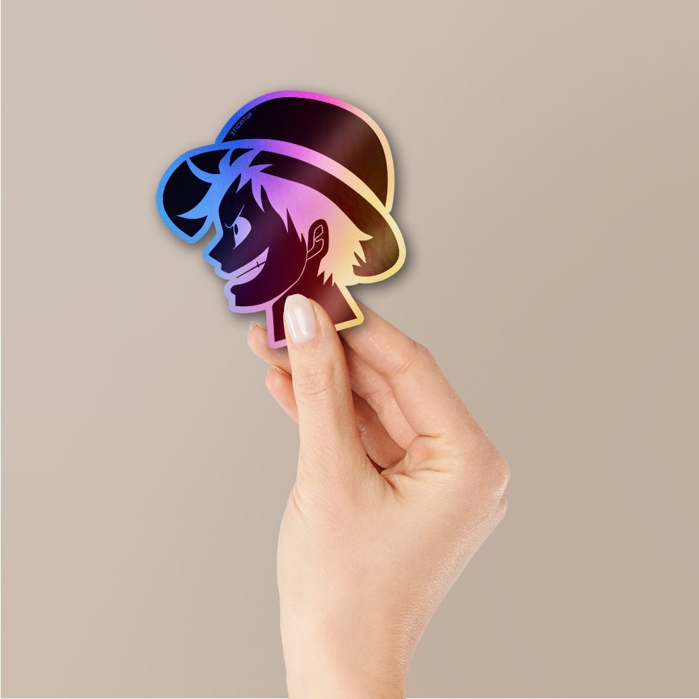 The Future King Holographic Stickers waterproof vinyl decal for laptop, bike, car & bottle