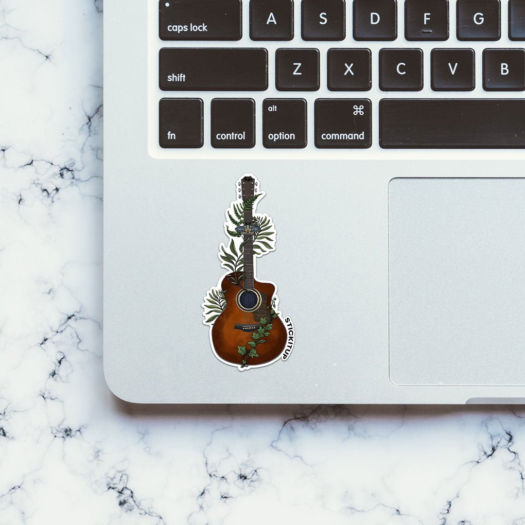 The Last of Us Guitar Sticker waterproof vinyl decal for laptop, bike, car & bottle