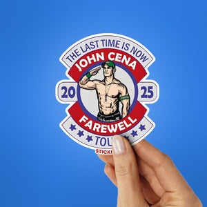 THE LAST TIME IS NOW Sticker waterproof vinyl decal for laptop, bike, car & bottle