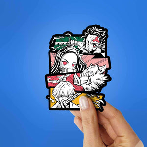 The Slayers Sticker waterproof vinyl decal for laptop, bike, car & bottle