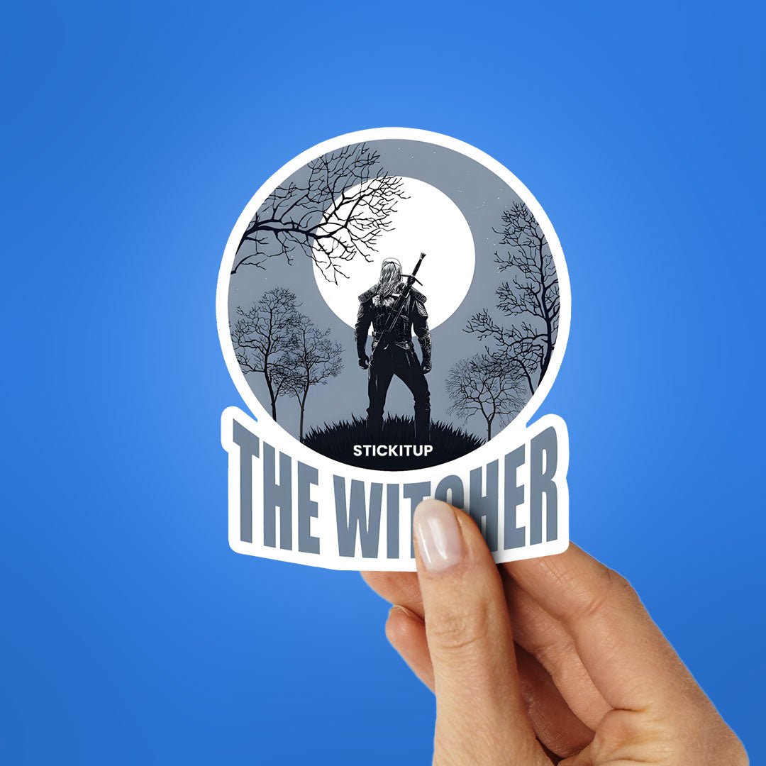 The Witcher Sticker waterproof vinyl decal for laptop, bike, car & bottle