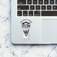 THE WORLD IS YOUR Sticker waterproof vinyl decal for laptop, bike, car & bottle