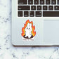 This Is Fine Sticker waterproof vinyl decal for laptop, bike, car & bottle