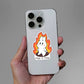 This Is Fine Sticker waterproof vinyl decal for laptop, bike, car & bottle