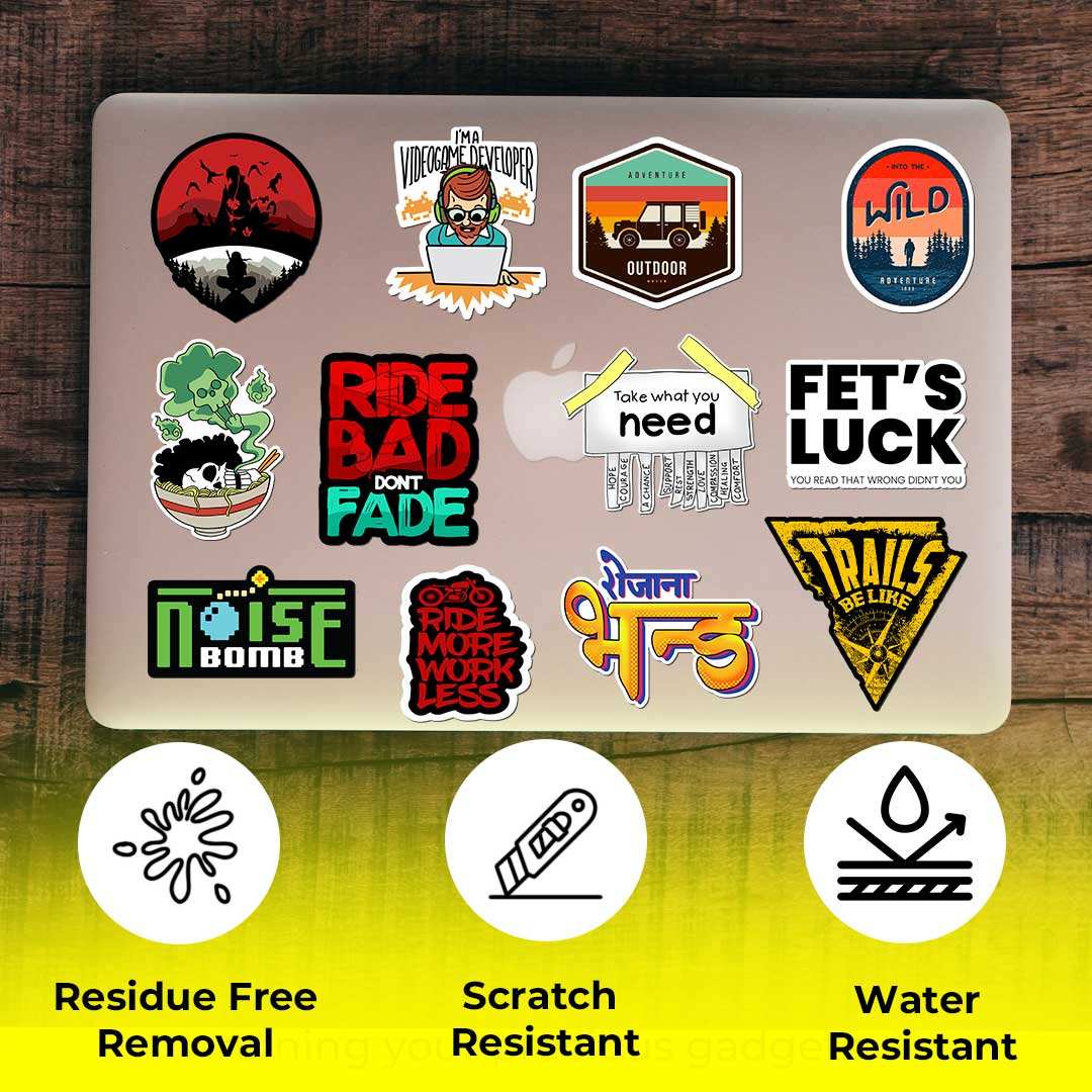 This Laptop Is A Horcrux Sticker waterproof vinyl decal for laptop, bike, car & bottle