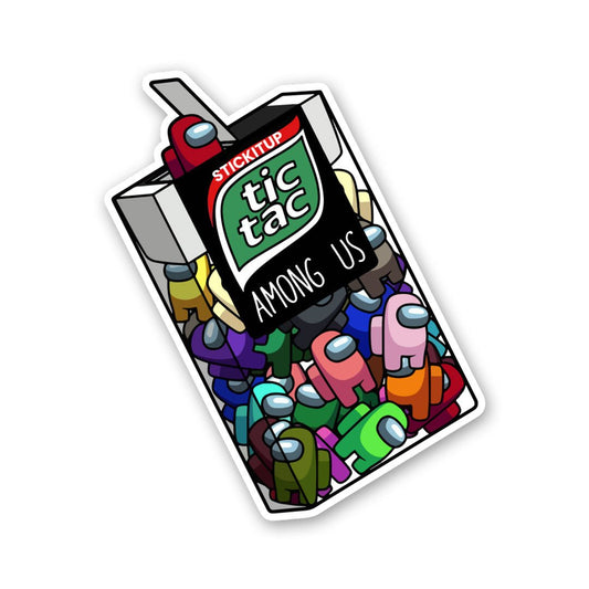 Tic Tac Among Us Sticker - STICK IT UP