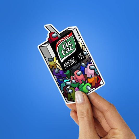 Tic Tac Among Us Sticker - STICK IT UP