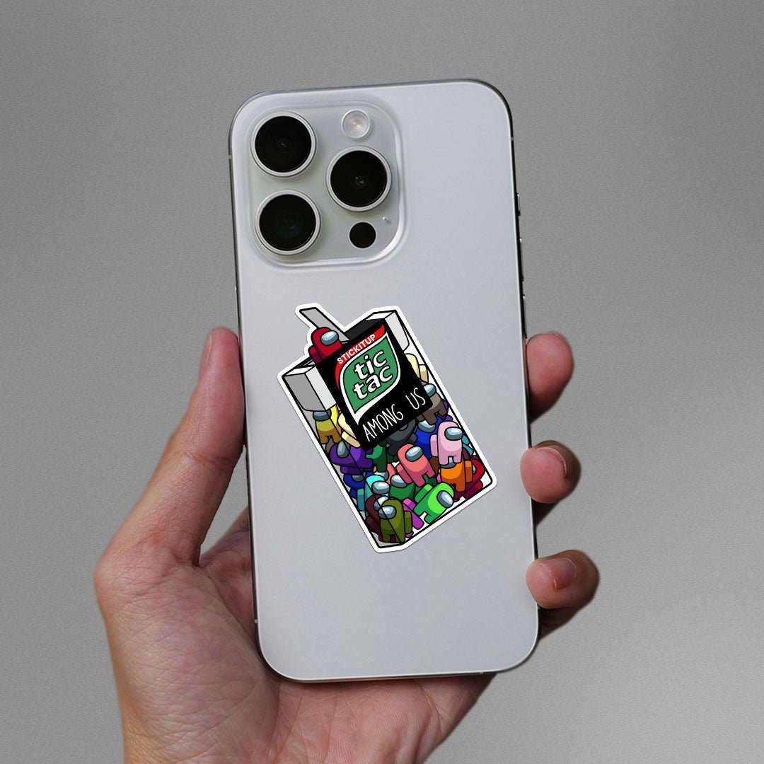Tic Tac Among Us Sticker - STICK IT UP