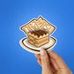 TIRAMISU Sticker waterproof vinyl decal for laptop, bike, car & bottle