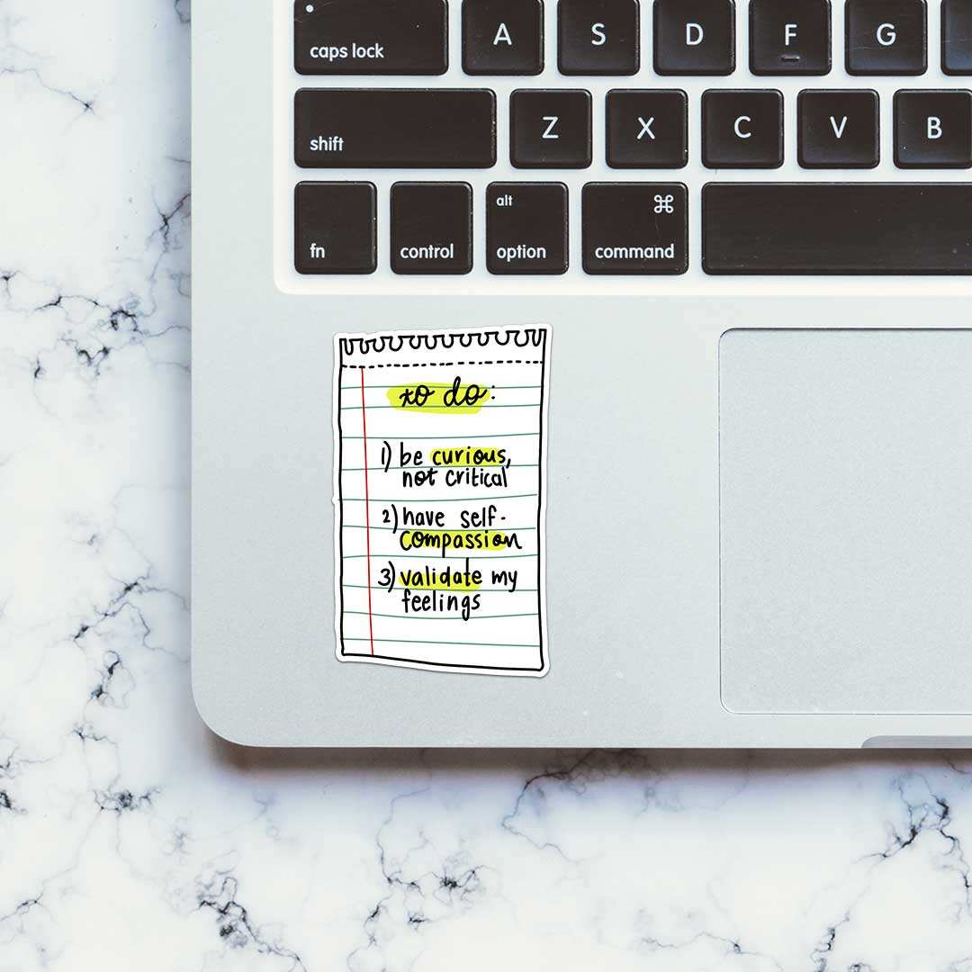 To Do List Sticker waterproof vinyl decal for laptop, bike, car & bottle