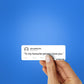 To My favourite Person Sticker waterproof vinyl decal for laptop, bike, car & bottle