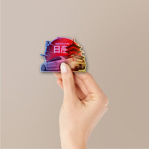 Tokyo Car 2.0 Holographic Stickers - Holographic stickers | STICK IT UP