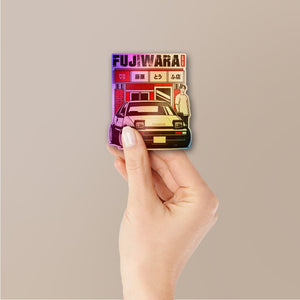 Touge Tofu Drift Holographic Stickers - Holographic stickers | STICK IT UP