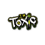 Toxic Sticker waterproof vinyl decal for laptop, bike, car & bottle