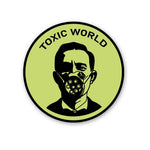 Toxic World Sticker waterproof vinyl decal for laptop, bike, car & bottle