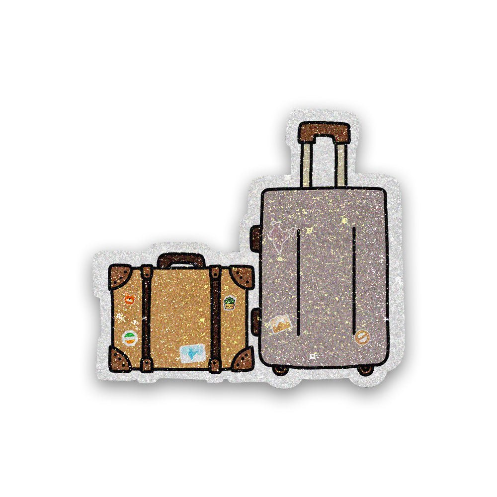 Travel Bag Glitter Sticker - Glitter Stickers | STICK IT UP