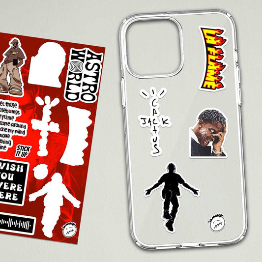Travis scott mini sticker sheet - STICK IT UP
