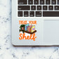 Treat Your Shelf Sticker waterproof vinyl decal for laptop, bike, car & bottle