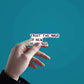 Trust In New Beginnings Sticker waterproof vinyl decal for laptop, bike, car & bottle
