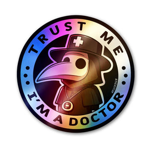 Trust Me Sticker Holographic Stickers waterproof vinyl decal for laptop, bike, car & bottle