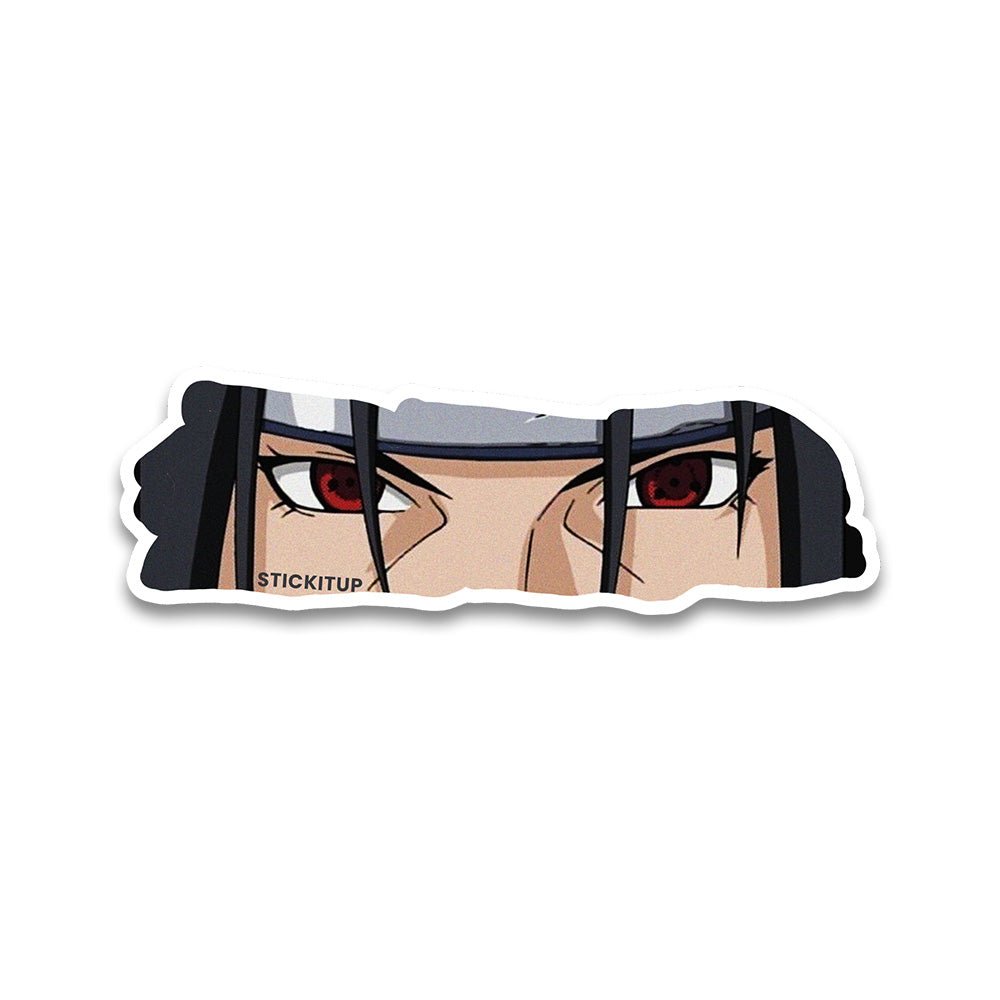 Uchiha Eyes Bumper Sticker waterproof vinyl decal for laptop, bike, car & bottle