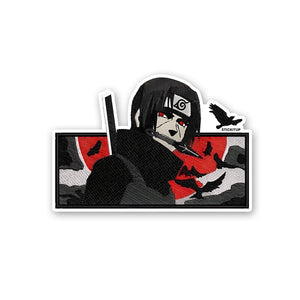 Uchiha Killer Sticker waterproof vinyl decal for laptop, bike, car & bottle