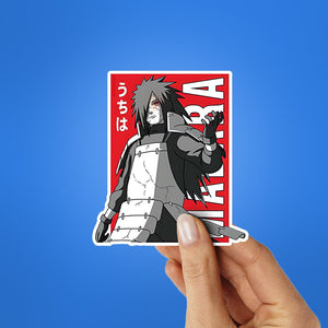 Uchiha Shadow Sticker waterproof vinyl decal for laptop, bike, car & bottle