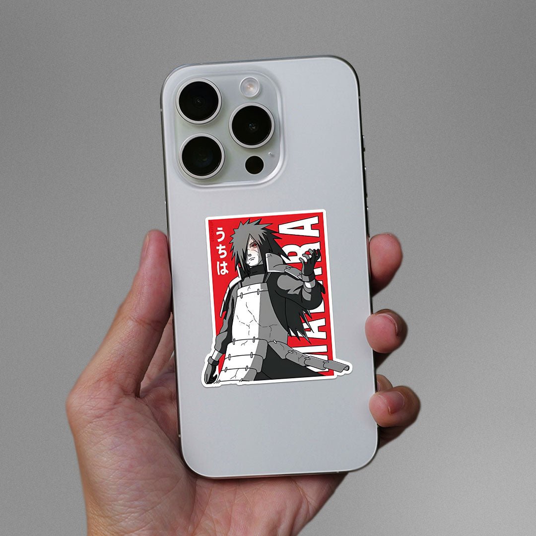 Uchiha Shadow Sticker waterproof vinyl decal for laptop, bike, car & bottle