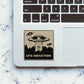 UFO Abduction Glitter Sticker waterproof vinyl decal for laptop, bike, car & bottle