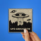 UFO Abduction Glitter Sticker waterproof vinyl decal for laptop, bike, car & bottle