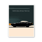 Until It's Done, Tell None Thats Law Sticker waterproof vinyl decal for laptop, bike, car & bottle