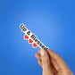 Up & Blessed Sticker waterproof vinyl decal for laptop, bike, car & bottle