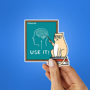 Use It Sticker waterproof vinyl decal for laptop, bike, car & bottle
