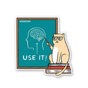 Use It Sticker waterproof vinyl decal for laptop, bike, car & bottle
