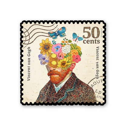 Van Gogh Stamp Sticker - Stickers | STICK IT UP