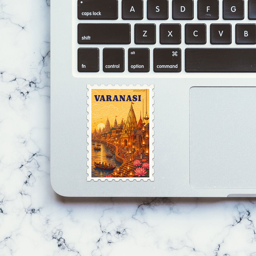 Varanasi Stamp Sticker - Stickers | STICK IT UP
