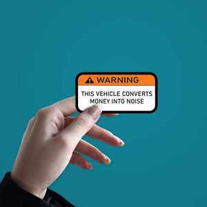 Vehicle Warning Sticker - STICK IT UP