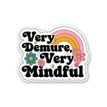 Very demure Sticker waterproof vinyl decal for laptop, bike, car & bottle