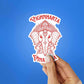Vighnharta Sticker waterproof vinyl decal for laptop, bike, car & bottle