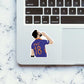 Virat Kholi Sticker waterproof vinyl decal for laptop, bike, car & bottle