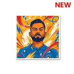 Virat Sticker waterproof vinyl decal for laptop, bike, car & bottle
