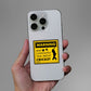 Warning Cricket Sticker waterproof vinyl decal for laptop, bike, car & bottle