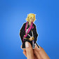 Warrior With Katana Glitter Sticker