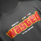 WASTED OVERSIZED T - SHIRT waterproof vinyl decal for laptop, bike, car & bottle