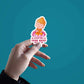 We Become What We Think About Most Of Time Sticker waterproof vinyl decal for laptop, bike, car & bottle