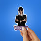 WEDNESDAY Sticker waterproof vinyl decal for laptop, bike, car & bottle