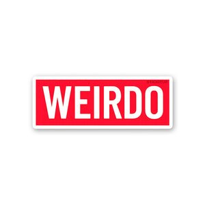 Weirdo Sticker
